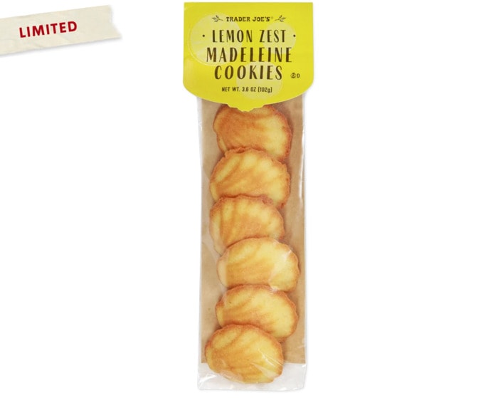 Trader Joe's April Products - Lemon Zest Madeleine Cookies