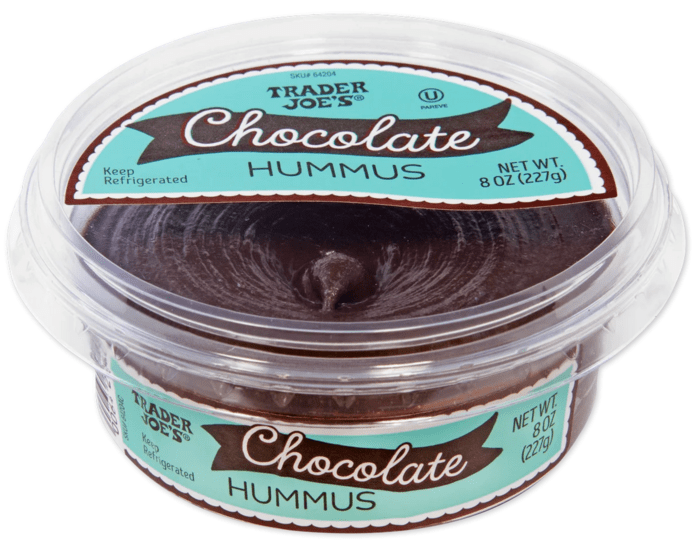 trader joe's dessert hacks - chocolate hummus