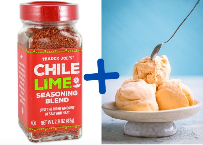 trader joe's dessert hacks - chili lime ice cream