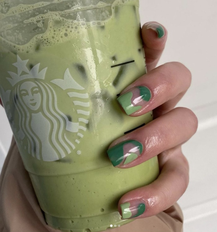 Starbucks Aesthetic Drinks - Iced Matcha Latte