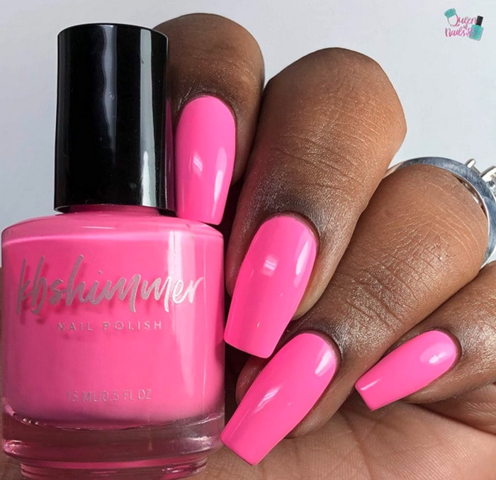 Summer Nail Colors 2023 - KBShimmer Nail Polish in Pink or Swim