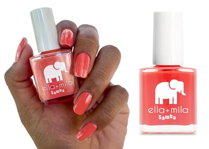 Summer Nail Colors 2023 - ella+mila Nail Polish in One in a Melon