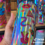 Tim Singleton Starbucks Pride Cups Summer 2023 - Holographic Rainbow Tumbler