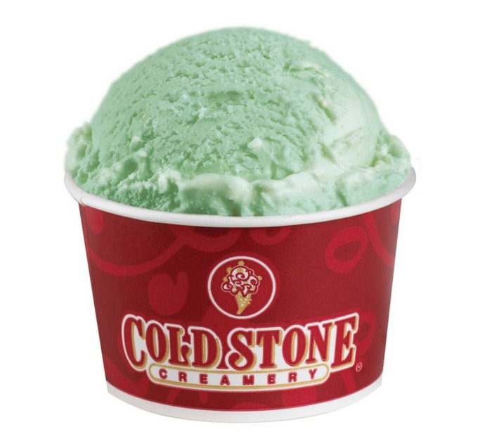 cold stone flavors ranked - pistachio