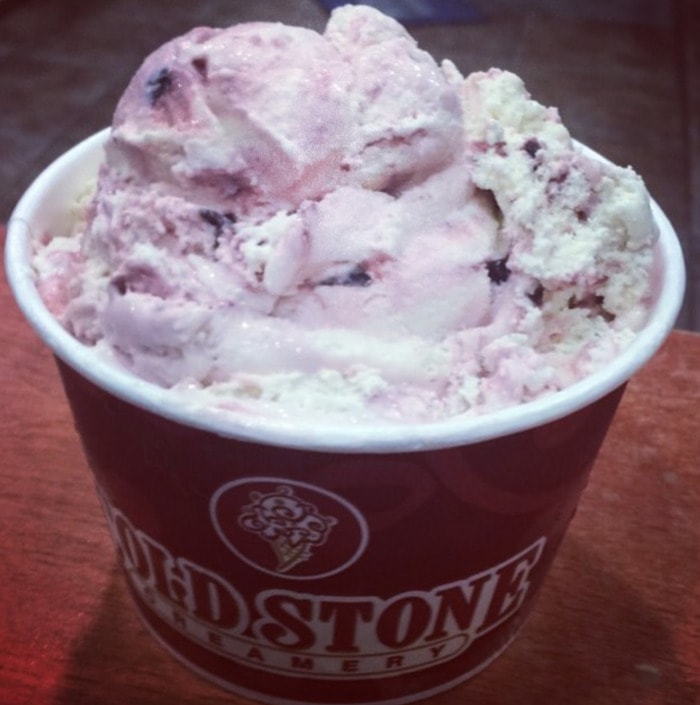 cold stone flavors ranked - cherry vanilla