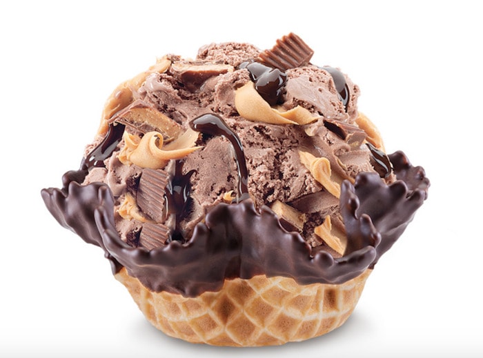 cold stone flavors ranked - chocolate peanut butter