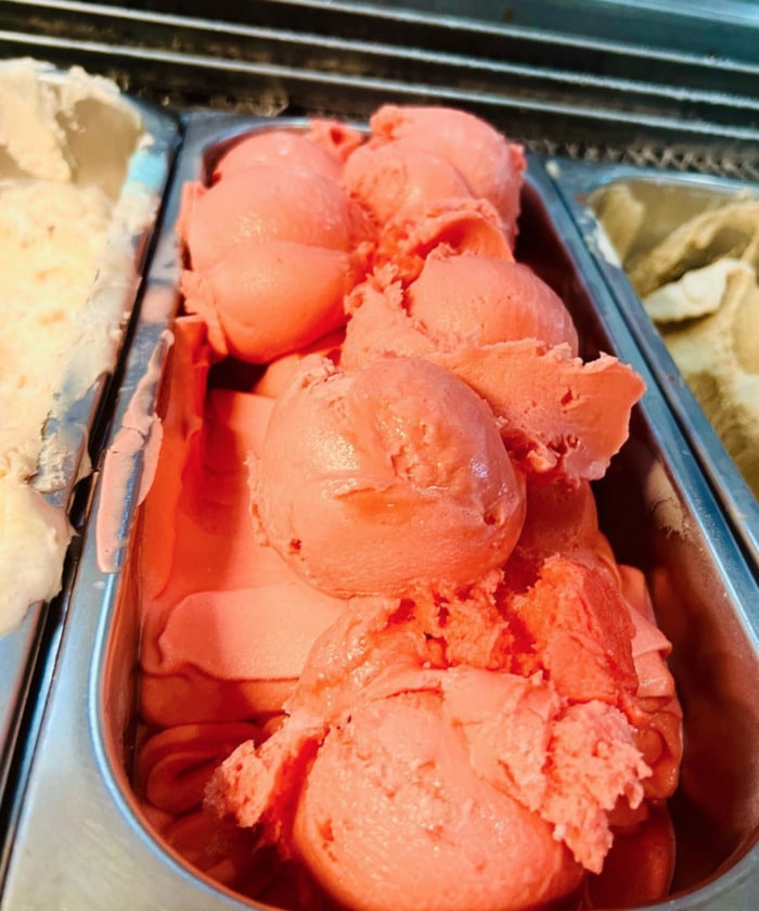 cold stone flavors ranked - watermelon sorbet