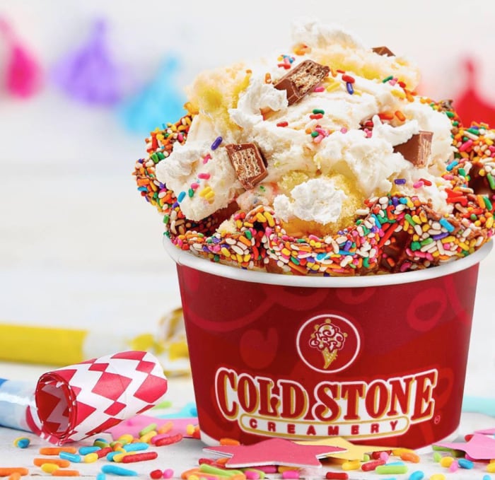 cold stone flavors ranked - cake batter