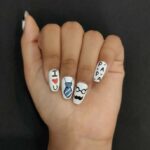 June Nail Design Ideas - father's day nails