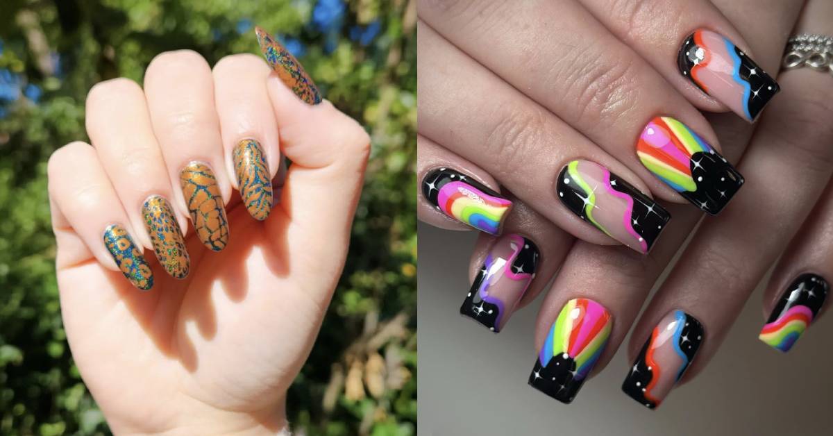 Rainbow nails for pride month! : r/simplynailogical