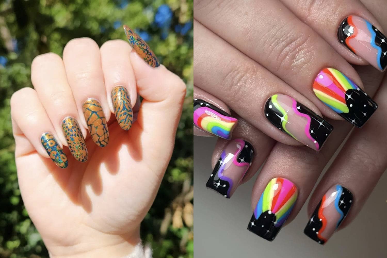 Pop Art Nails Are the Love-It-or-Hate-It Manicure Trend Popping Up for  Spring