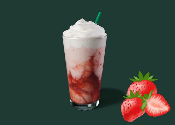 low caffeine starbucks drinks - Strawberry Créme Frappuccino