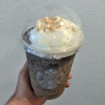 Starbucks Chocolate Java Mint Frappuccino review - top view