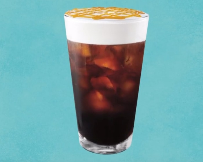 starbucks cold foam drinks - salted caramel