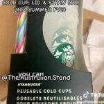 Starbucks Summer Cups Tumblers 2023 - 6 pack reusable hot cups color change