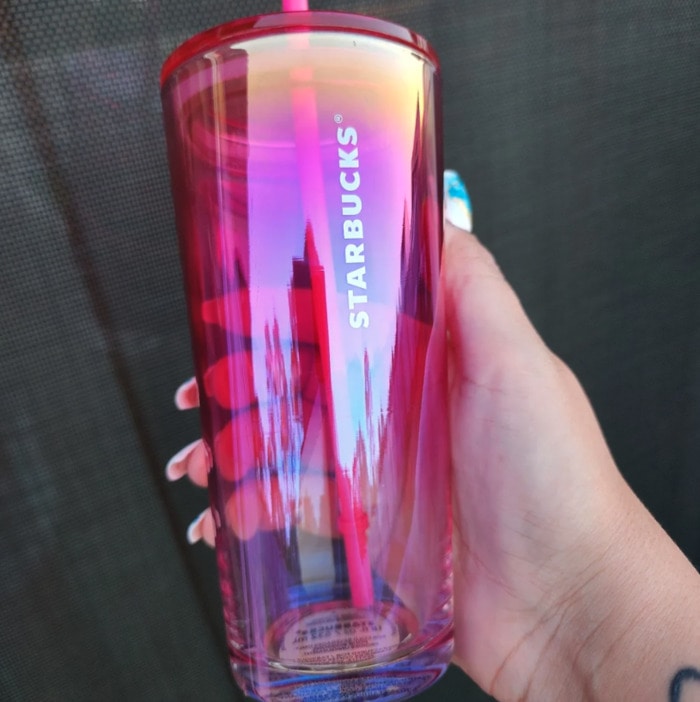 Starbucks Rose Gold Studded Tumbler on Mercari