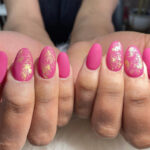 summer nail designs 2023 - blushing gold