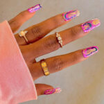 summer nail designs 2023 - 90s baby