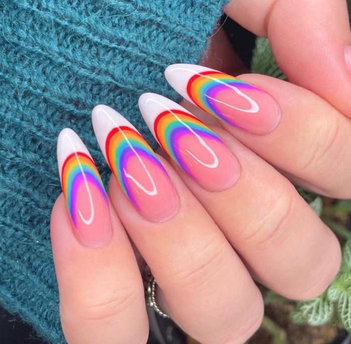 summer nail designs 2023 - pride month