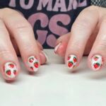 summer nail designs 2023 - strawberry tips