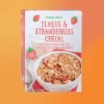 trader joe's products may 2023 - flakes and strawberry cereal