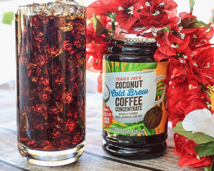 trader joe's products may 2023 - coconut cold brew coffee