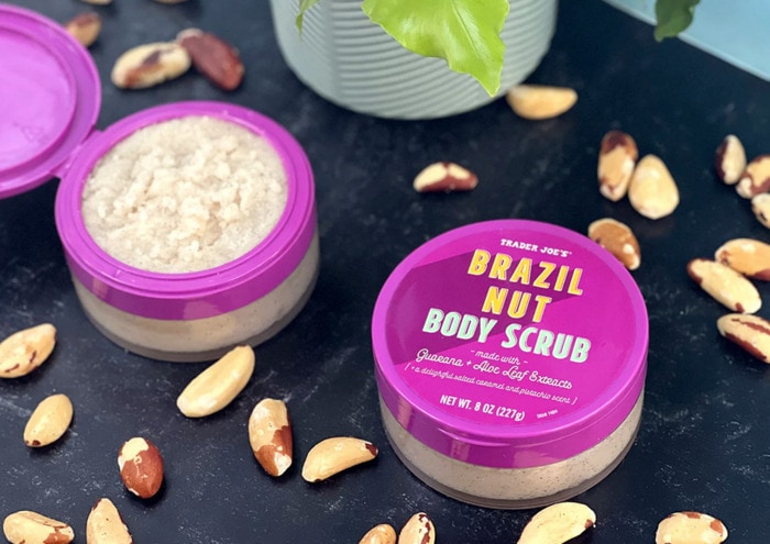 trader joe's products may 2023 - brazil nut body scrub