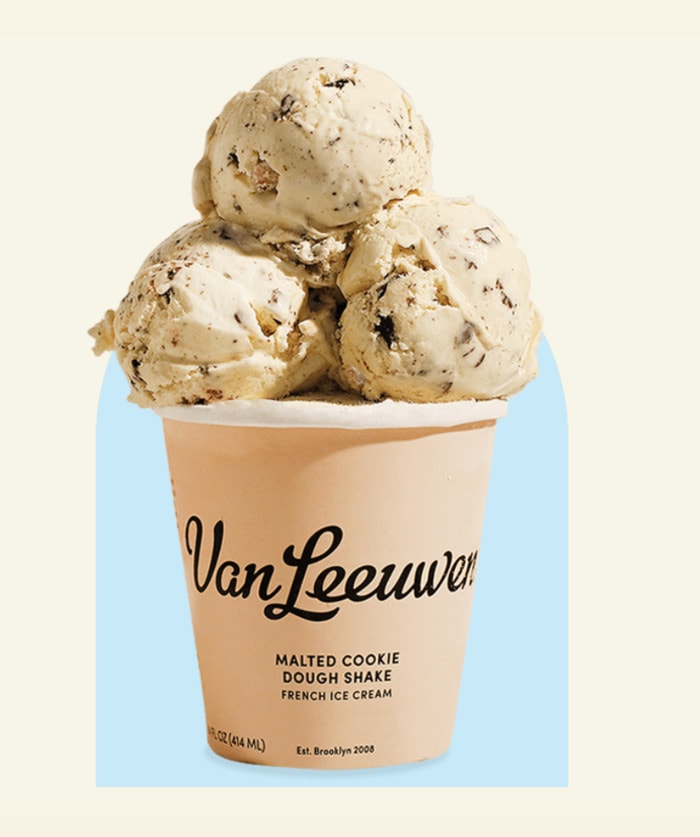 van leeuwen flavors ranked - malted cookie dough