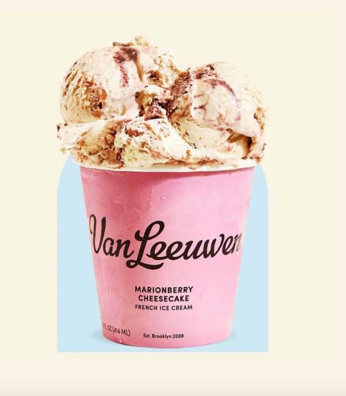 van leeuwen flavors ranked - marionberry cheesecake