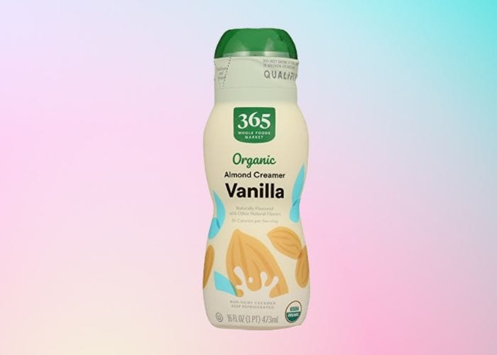 vegan coffee creamers - 365 by Whole Foods Market Almond Vanilla Creamer