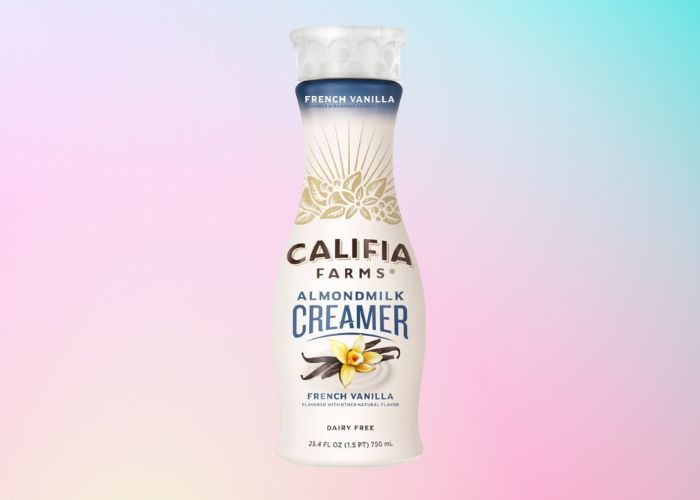 vegan coffee creamers - Califia Farms French Vanilla Almond Creamer