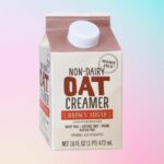 vegan coffee creamers - Trader Joe’s Nondairy Oat Brown Sugar Creamer