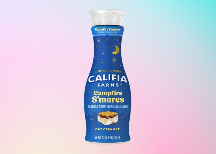 vegan coffee creamers - Califia Farms S’mores Oat Creamer