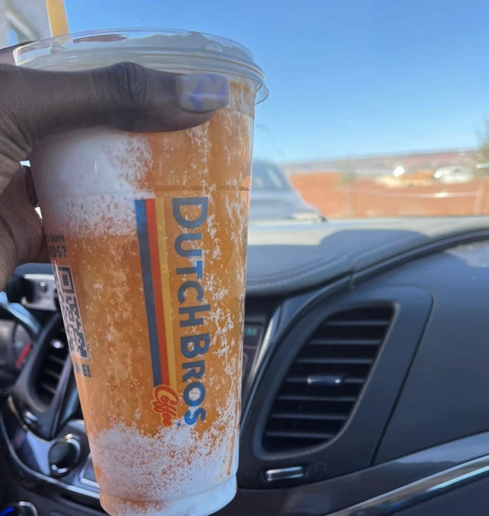 Dutch Bros Rebel Secret Menu - Orange Creamsicle