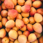 Peach Puns - pile at market