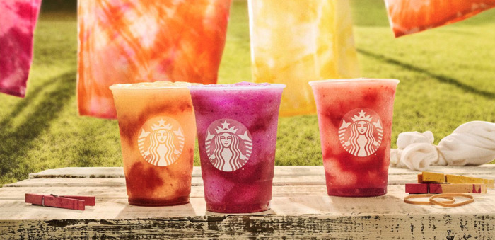 Starbucks Frozen Lemonade Refreshers Review - three drinks