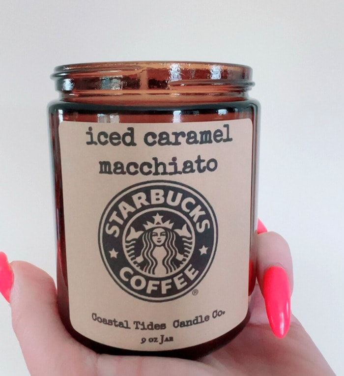 Starbucks Gifts - iced caramel macchiato candle