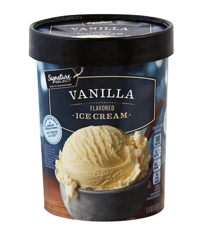 best vanilla ice cream - signature select