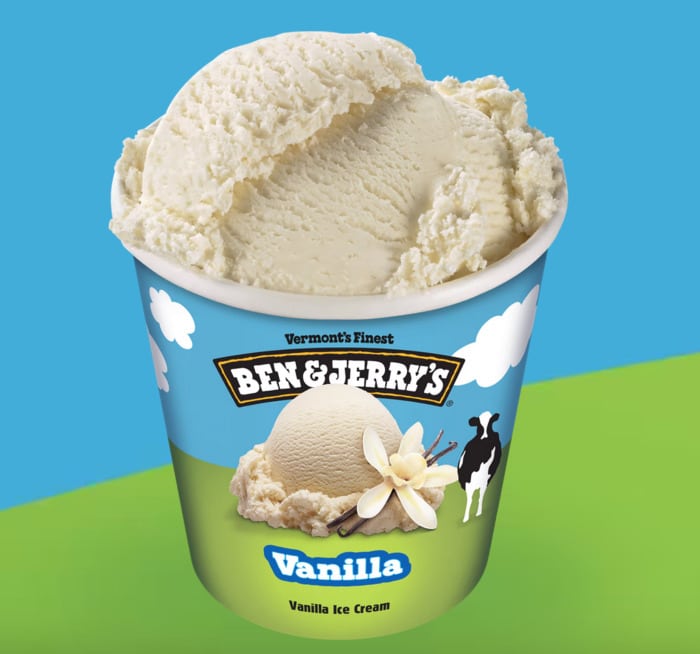 best vanilla ice cream - ben and jerry's