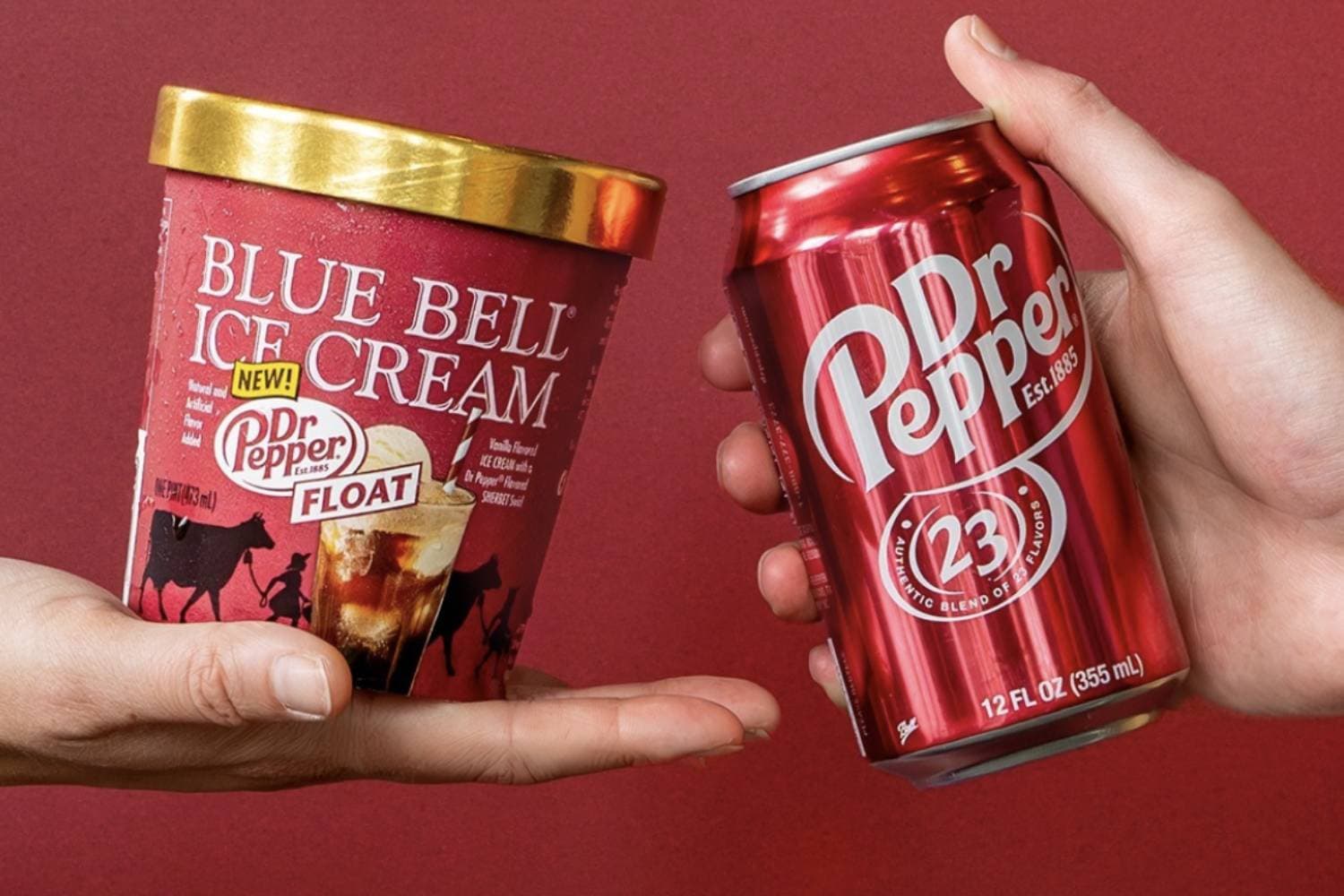 Blue Bell® and Dr Pepper® team up for new Dr Pepper Float Ice