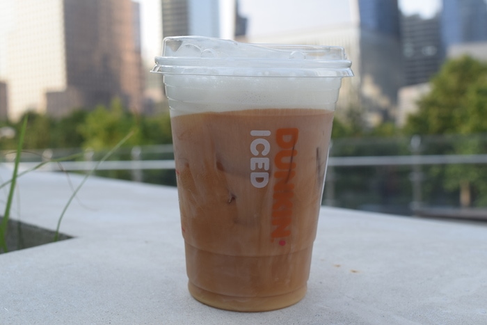 dunkin donuts iced coffee - cold brew cold foam