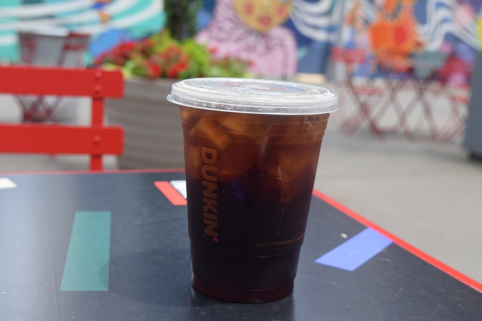 dunkin donuts iced coffee - cold brew