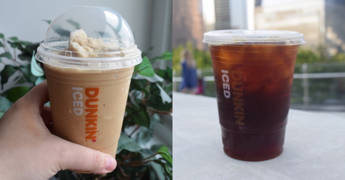 dunkin donuts iced coffee