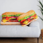 food pillows - burgers