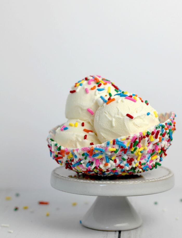 ice cream jokes - bowl with sprinkles