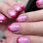 July Nail Design Ideas - Two-Toned Pink Nails