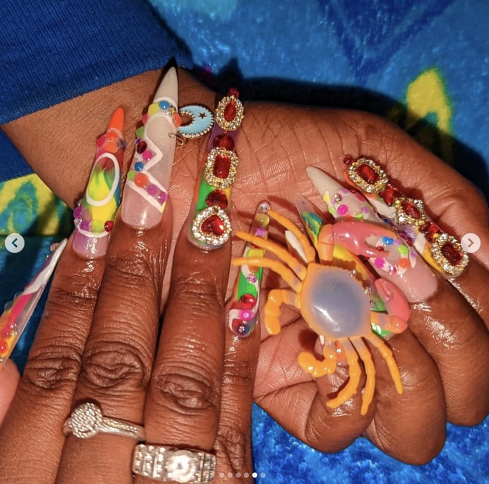 July Nail Design Ideas - Cancer Nails