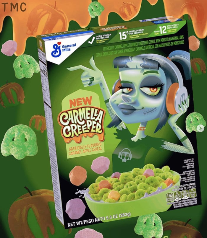 Monster Cereal Carmella Creeper General Mills