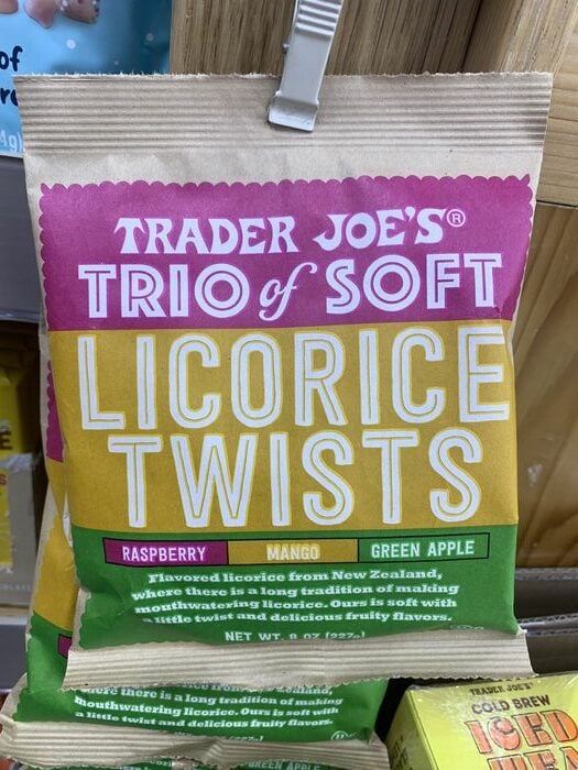 new trader joes products june - soft licorice twists