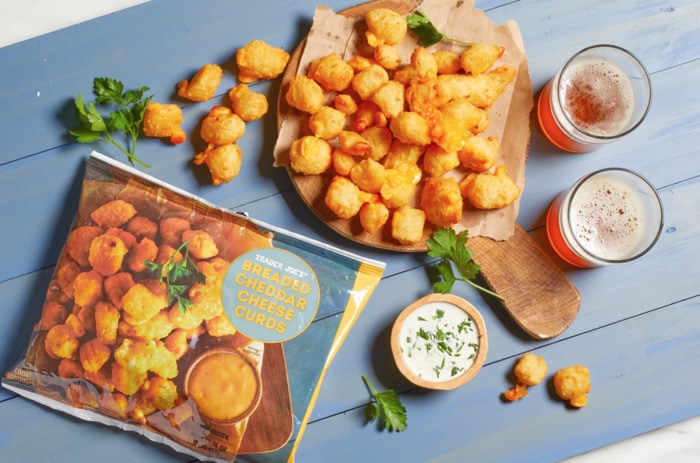 new trader joes products june - breaded cheese curds